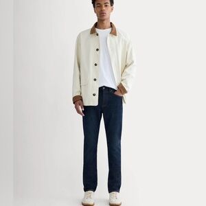 Everlane Uniform Men's deep indigo Dark Blue Straight Jeans 34 x 32